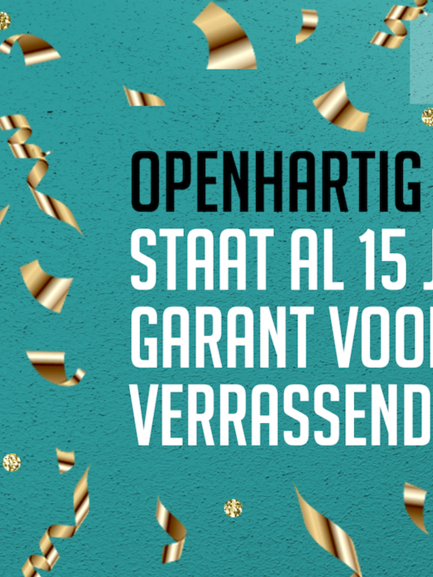 🧡 𝗢𝗣𝗘𝗡𝗛𝗔𝗥𝗧𝗜𝗚 𝗖𝗟𝗔𝗦𝗦𝗜𝗖 𝗪𝗢𝗥𝗗𝗧 𝟭𝟱 𝗝𝗔𝗔𝗥 🥳 Wat begon aan de keukentafel als een simpel doosje vol vragen, groeide uit tot het spel waarmee je elkaar echt leert kennen. 🥰

Zonder regels, zonder punten maar met openhartige gesprekken, emoties en verbinding. En vandaag vieren we trots 15 jaar mooie ontmoetingen en verhalen. 🥳

Dankjewel dat jullie dit avontuur samen met ons zijn aangegaan. Op naar nog veel meer openhartige momenten! 🫶

#openhartig #openup #classic #15jaar #vraagkaartjes #vragenkaartspel #jubileum