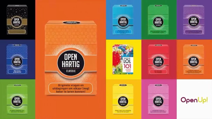Je denkt dat je elkaar kent … tot er een kaartje op tafel ligt. 💬🧡 Met Openhartig Classic verandert een gewone avond in verrassende gesprekken, hilarische momenten en mooie inzichten. Van luchtige vragen tot onderwerpen waar je normaal niet zo snel bij stilstaat. Dit spel brengt verbinding, gezelligheid en verdieping samen. 🫶

Voor een avond met vrienden, familie aan tafel of gewoon zomaar. Want soms heb je maar 1 goede vraag nodig om elkaar echt (nog beter) te leren kennen! 🥰

#openhartig #openup #vraagkaartjes #vraagkaartenspel #gezelligheid