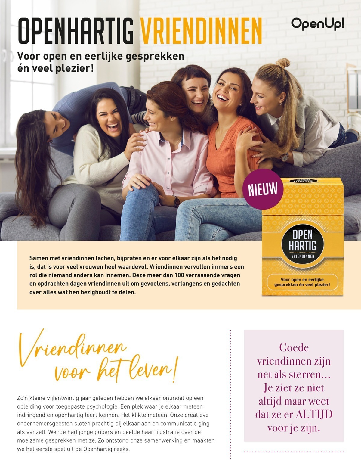 Openhartig Vriendinnen