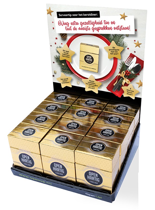 OpenUp - display Eindejaars - Kerst