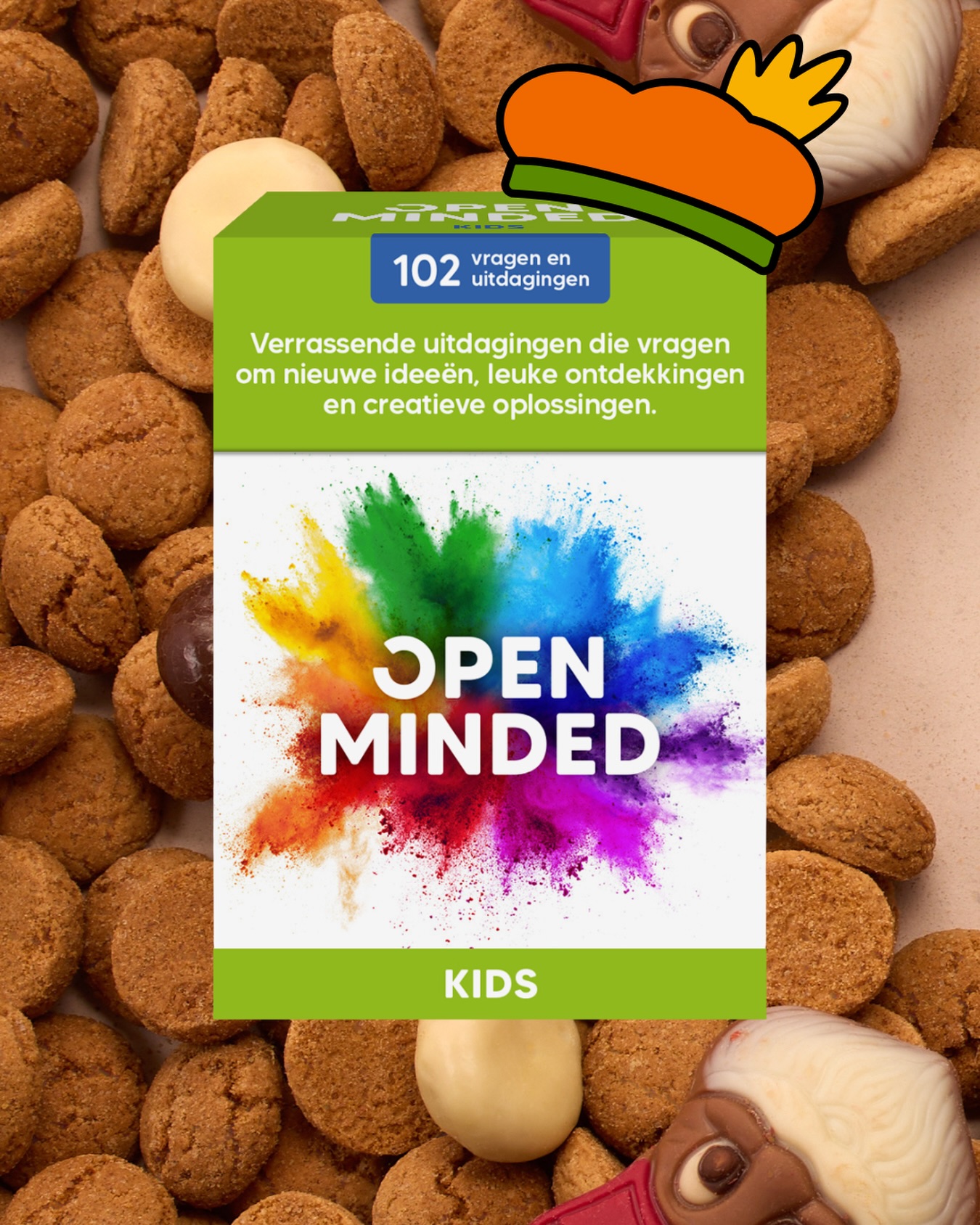 De Sint is in het land… tijd voor cadeautjes! 🎁
Met 𝗢𝗽𝗲𝗻𝗵𝗮𝗿𝘁𝗶𝗴 𝗞𝗶𝗱𝘀 & 𝗢𝗽𝗲𝗻𝗺𝗶𝗻𝗱𝗲𝗱 𝗞𝗶𝗱𝘀 geef je kinderen niet alleen plezier maar ook mooie gesprekken, hilarische momenten en verrassende ontdekkingen. 🤩

🎁 Ideaal voor in de schoen of op pakjesavond.
Niet zomaar speelgoed maar herinneringen die je samen maakt. ✨

💚 Ontdek al onze spellen op openup.nu of via de link in bio

#openup #openhartig #sinterklaas #pakjesavond